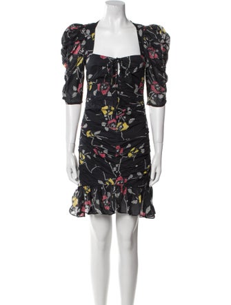 Étoile Isabel Marant Floral Print Knee-Length Dress