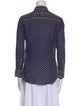 Étoile Isabel Marant Polka Dot Print Long Sleeve Button-Up Top