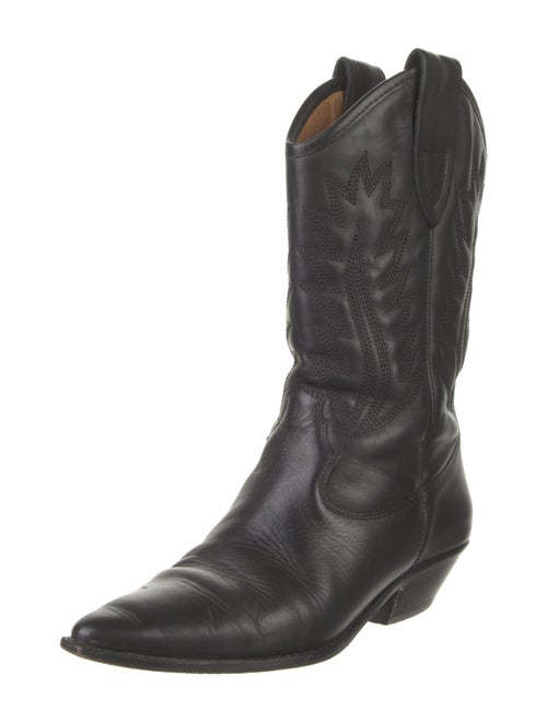 Étoile Isabel Marant Leather Patterned Western Boots