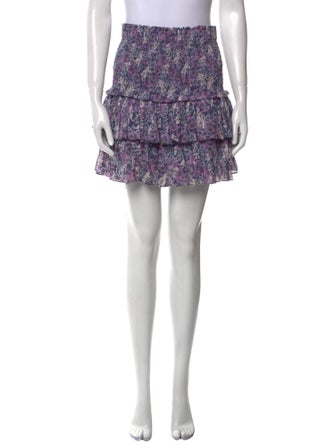 Étoile Isabel Marant Floral Print Mini Skirt
