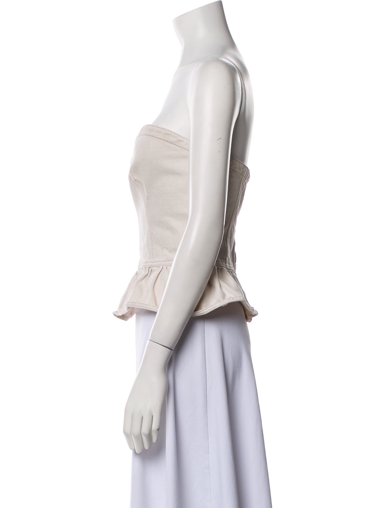 Étoile Isabel Marant Strapless Crop Top