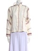 Étoile Isabel Marant Linen Printed Button-Up Top