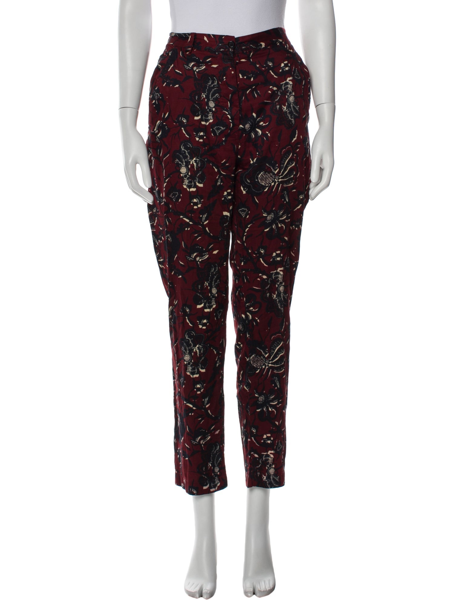 Étoile Isabel Marant Printed Straight Leg Pants