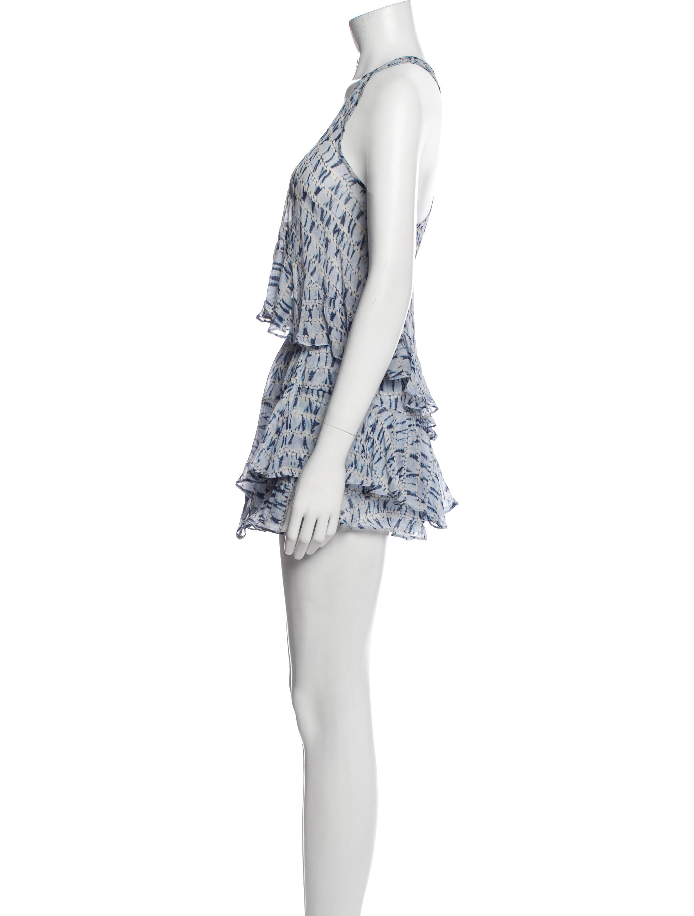 Étoile Isabel Marant Silk Tie-Dye Print Skirt Set