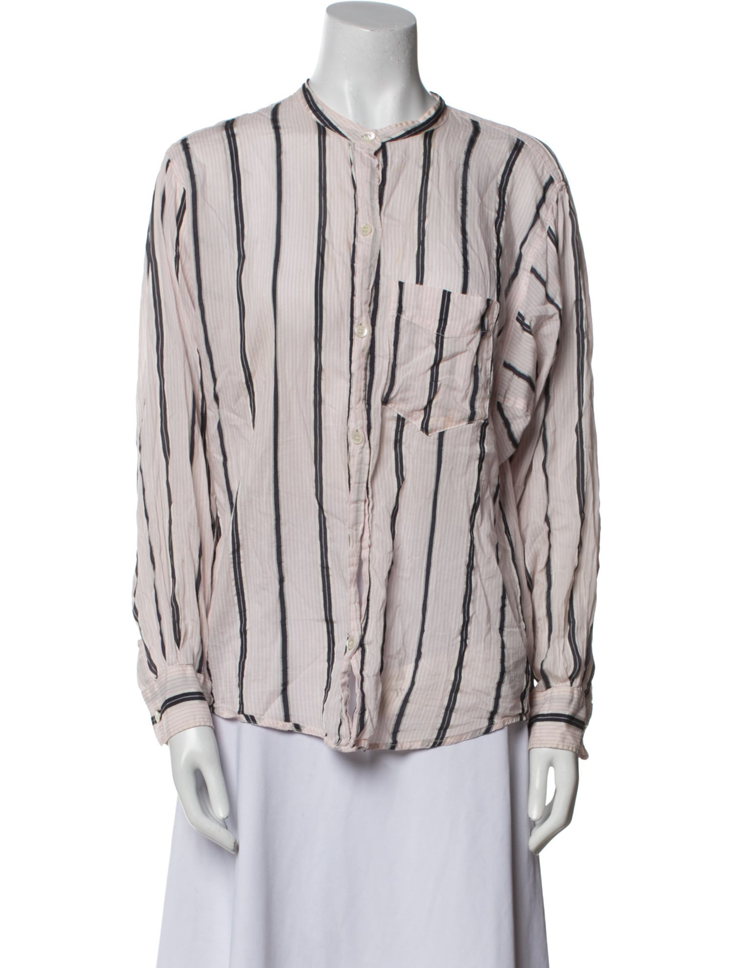 Étoile Isabel Marant Striped Crew Neck Blouse