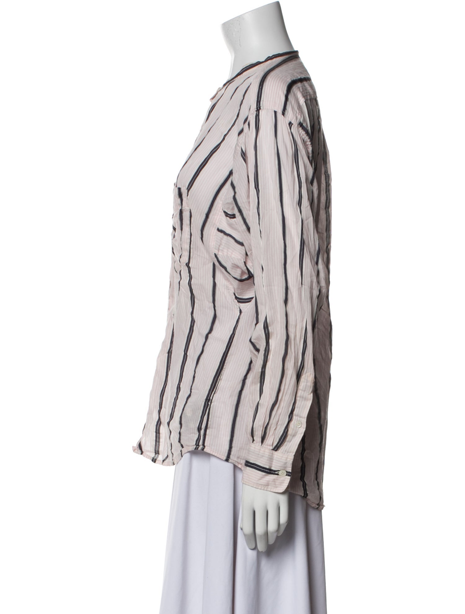 Étoile Isabel Marant Striped Crew Neck Blouse