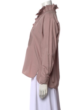 Étoile Isabel Marant Mock Neck Long Sleeve Sweatshirt