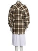 Étoile Isabel Marant Wool Plaid Print Coat