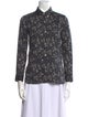Étoile Isabel Marant Floral Print Long Sleeve Button-Up Top