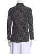 Étoile Isabel Marant Floral Print Long Sleeve Button-Up Top