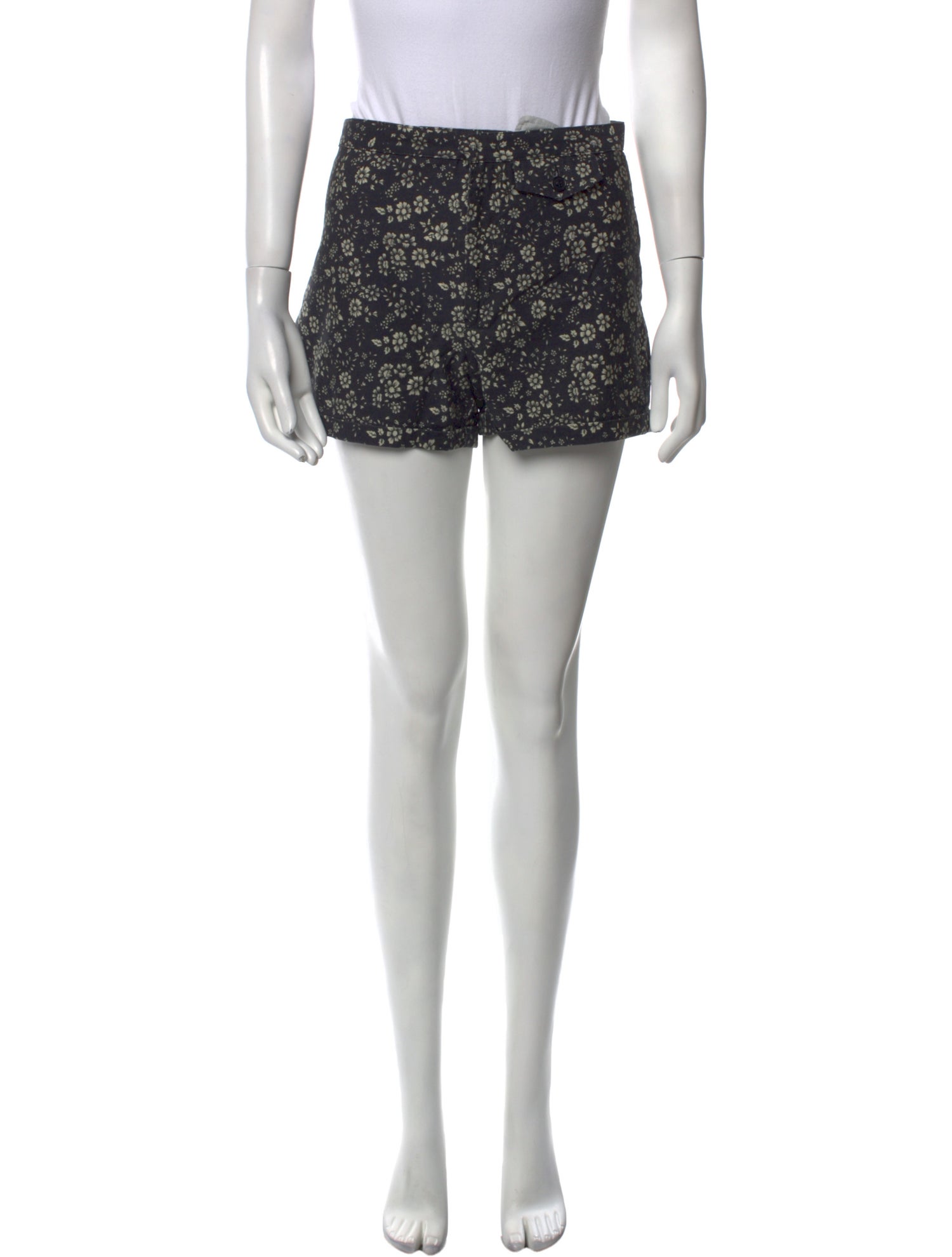Étoile Isabel Marant Floral Print Mini Shorts