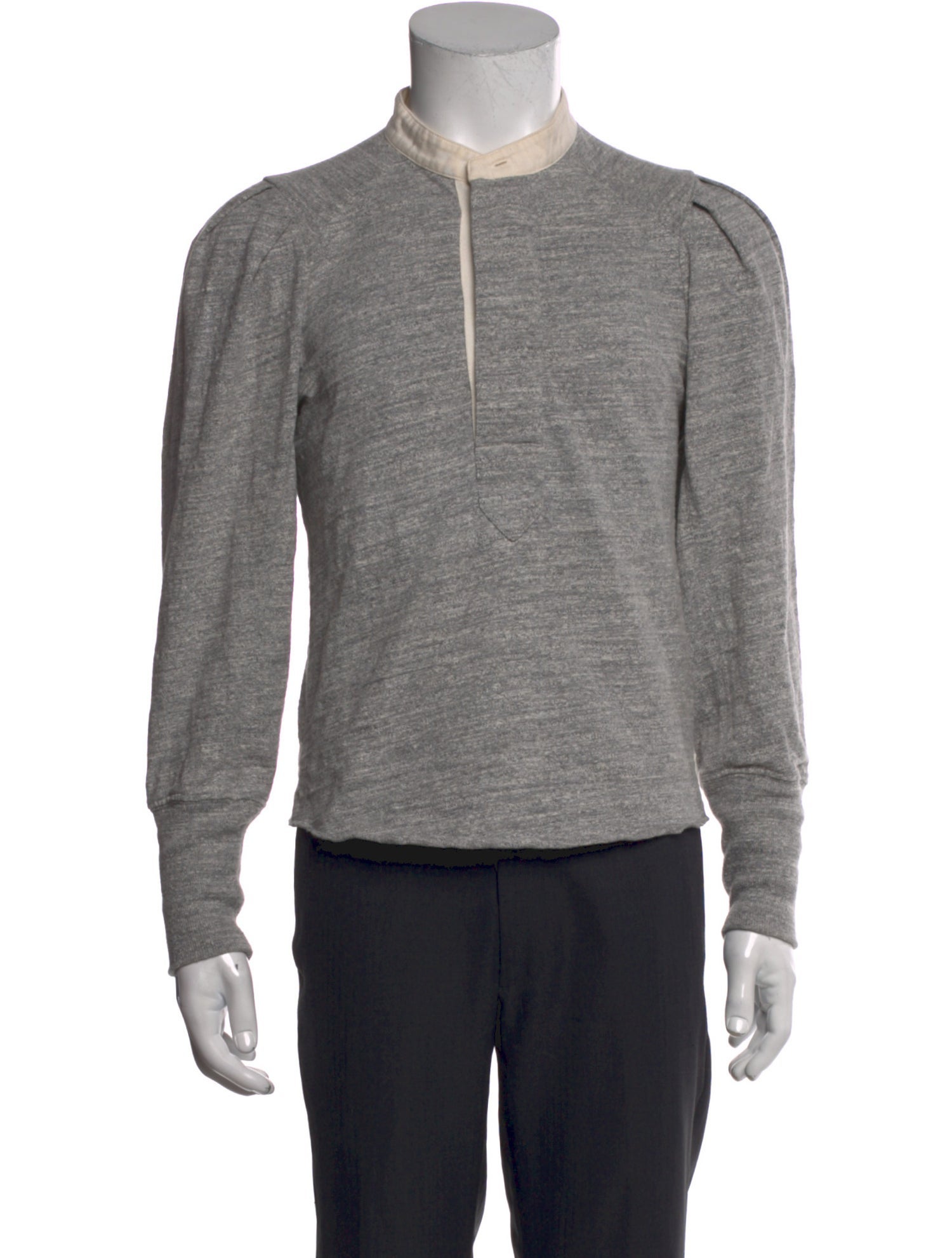 Étoile Isabel Marant V-Neck Long Sleeve Henley