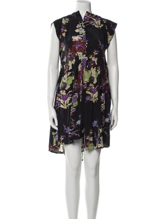 Étoile Isabel Marant Silk Knee-Length Dress