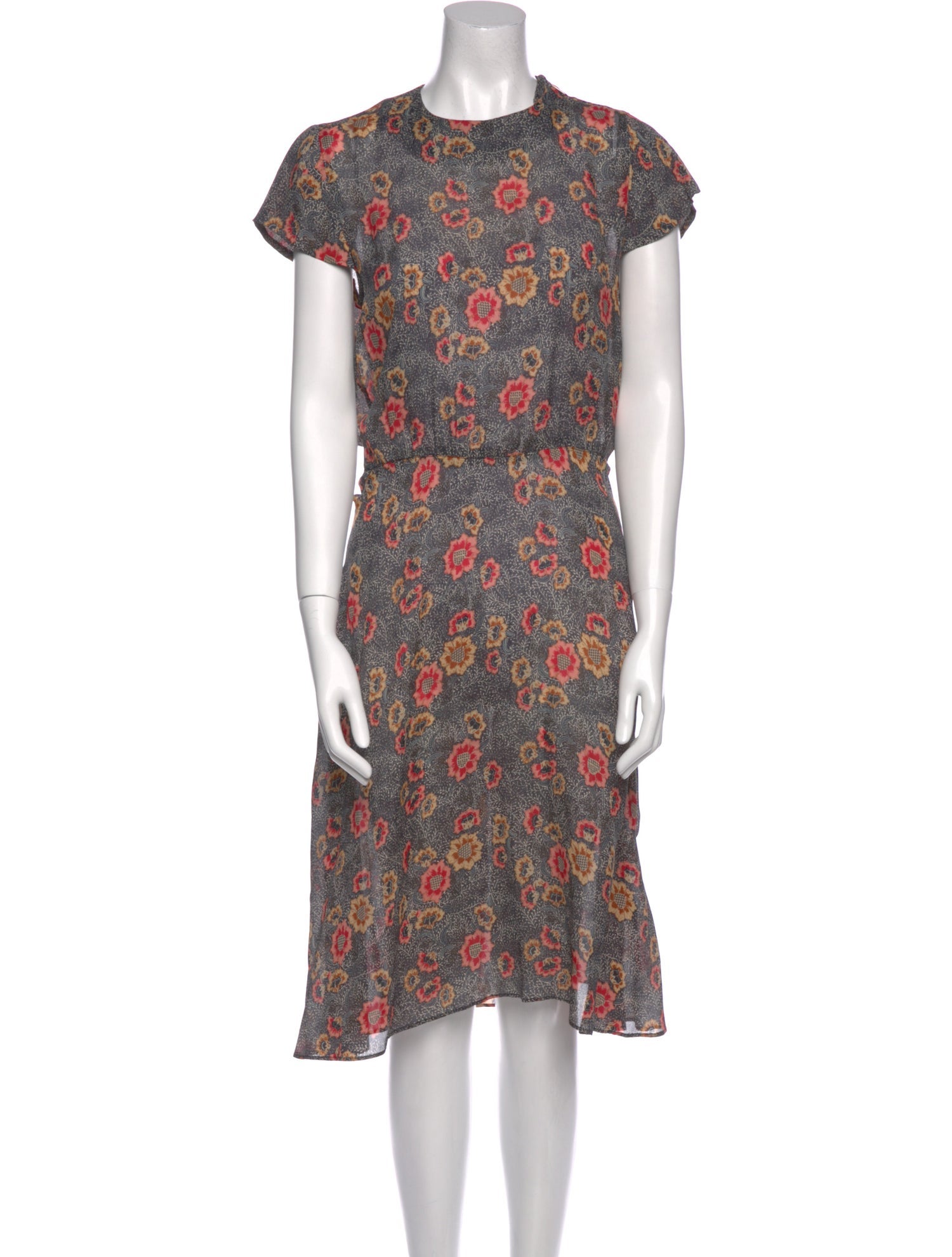 Étoile Isabel Marant Floral Print Midi Length Dress