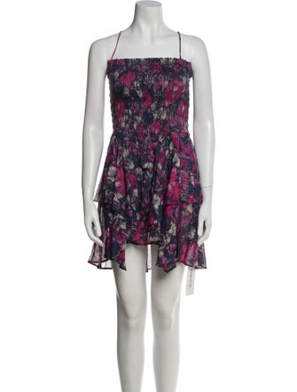 Étoile Isabel Marant Floral Print Mini Dress