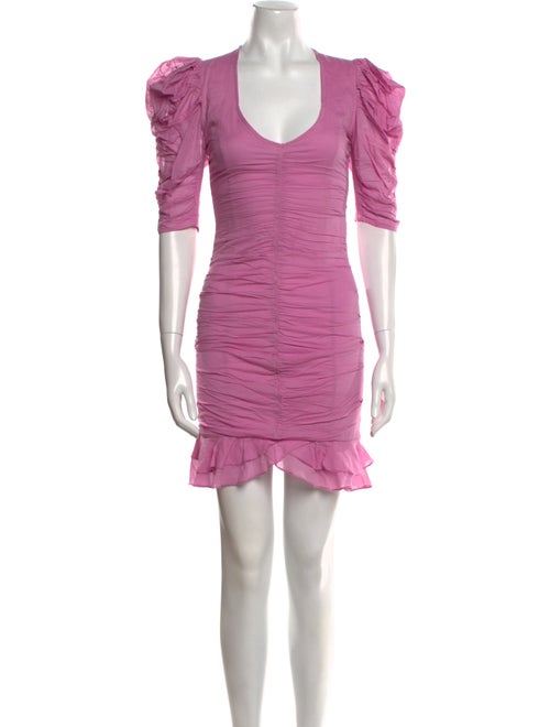 Étoile Isabel Marant Scoop Neck Mini Dress