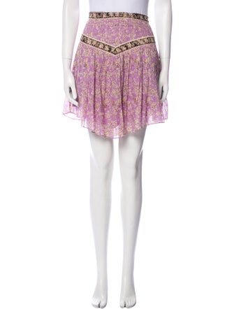 Étoile Isabel Marant Floral Print Mini Skirt