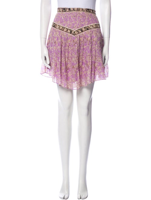 Étoile Isabel Marant Floral Print Mini Skirt