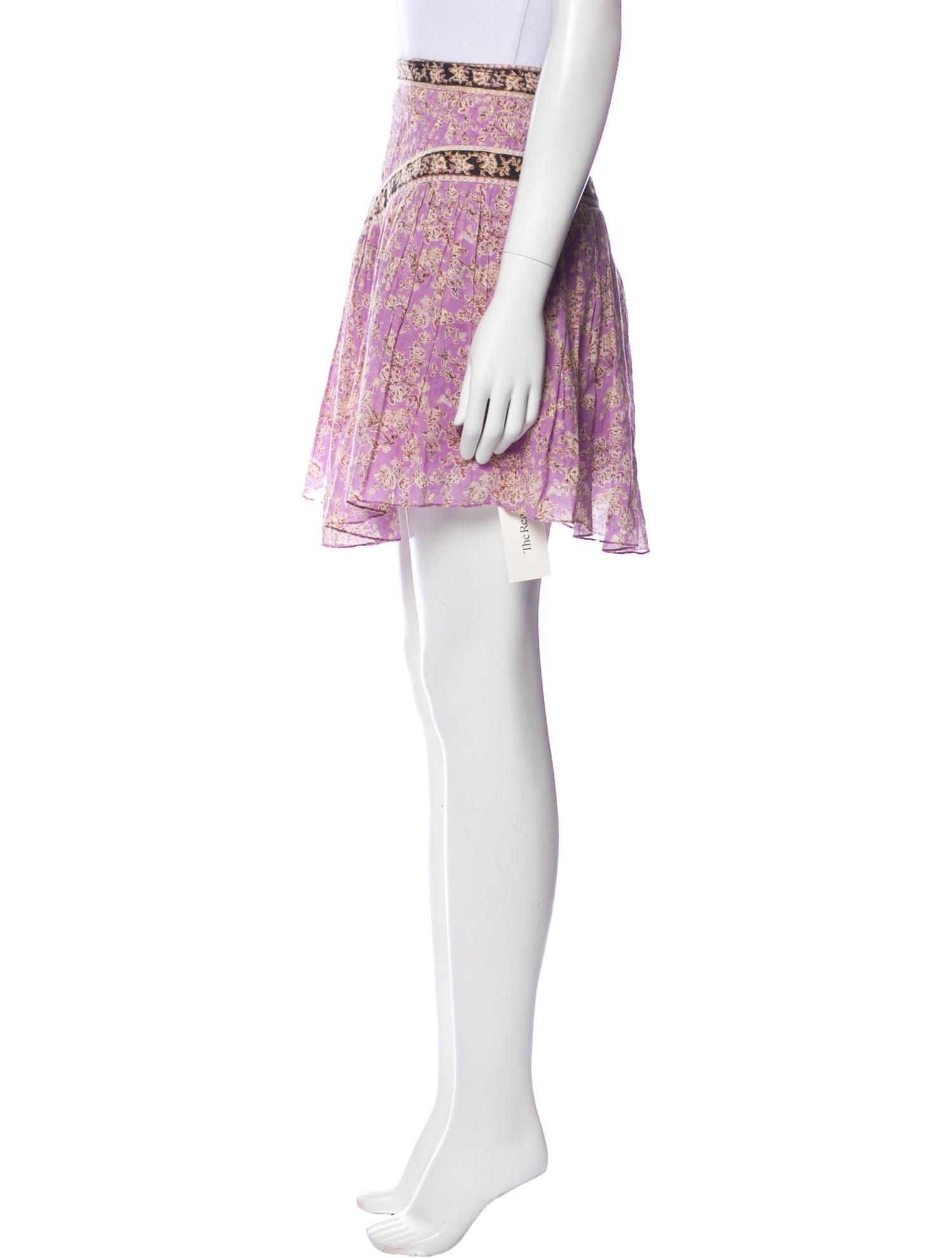 Étoile Isabel Marant Floral Print Mini Skirt