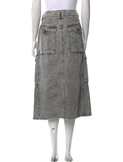 Étoile Isabel Marant Distressed Accents Midi Length Skirt