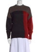 Étoile Isabel Marant Colorblock Pattern Mock Neck Sweater