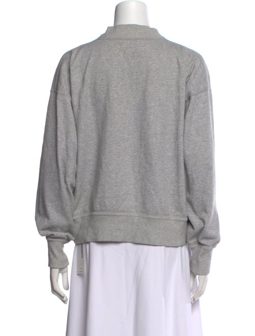 Étoile Isabel Marant Graphic Print Mock Neck Sweatshirt