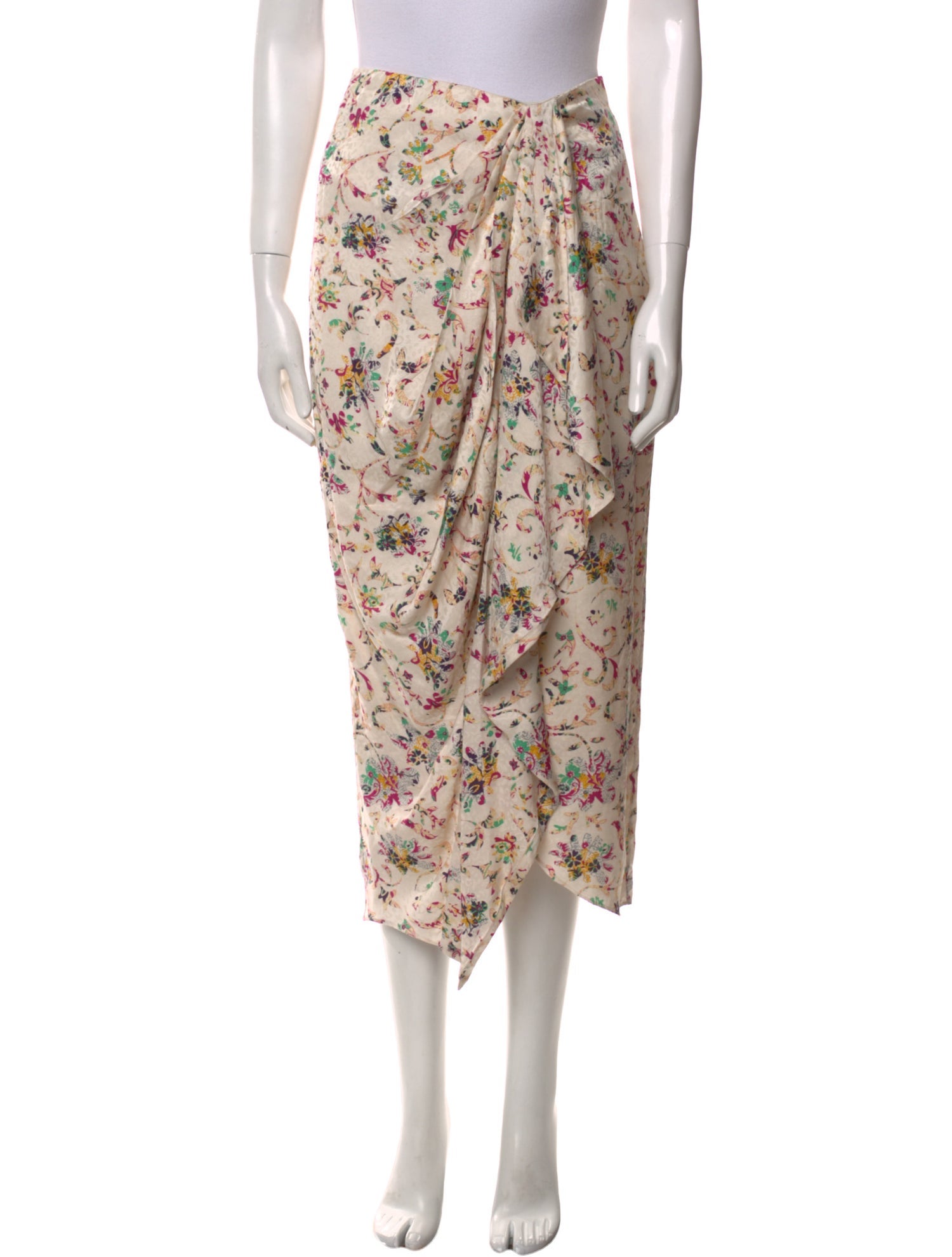 Étoile Isabel Marant Floral Print Midi Length Skirt