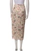 Étoile Isabel Marant Floral Print Midi Length Skirt