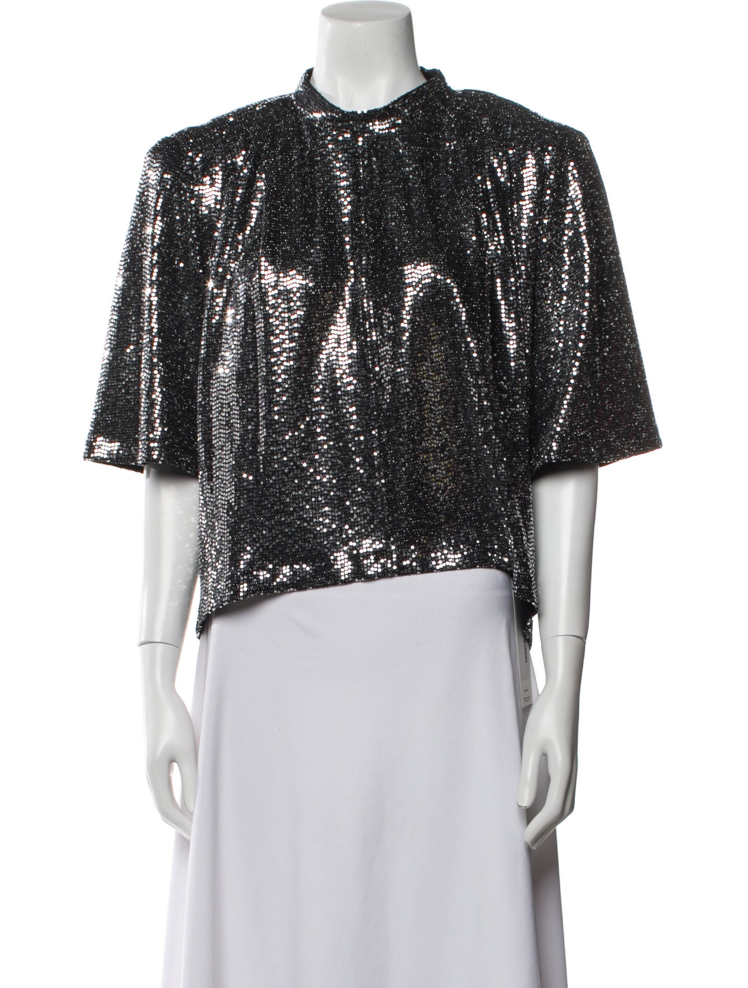 Étoile Isabel Marant Lace Pattern Crew Neck Crop Top w/ Tags