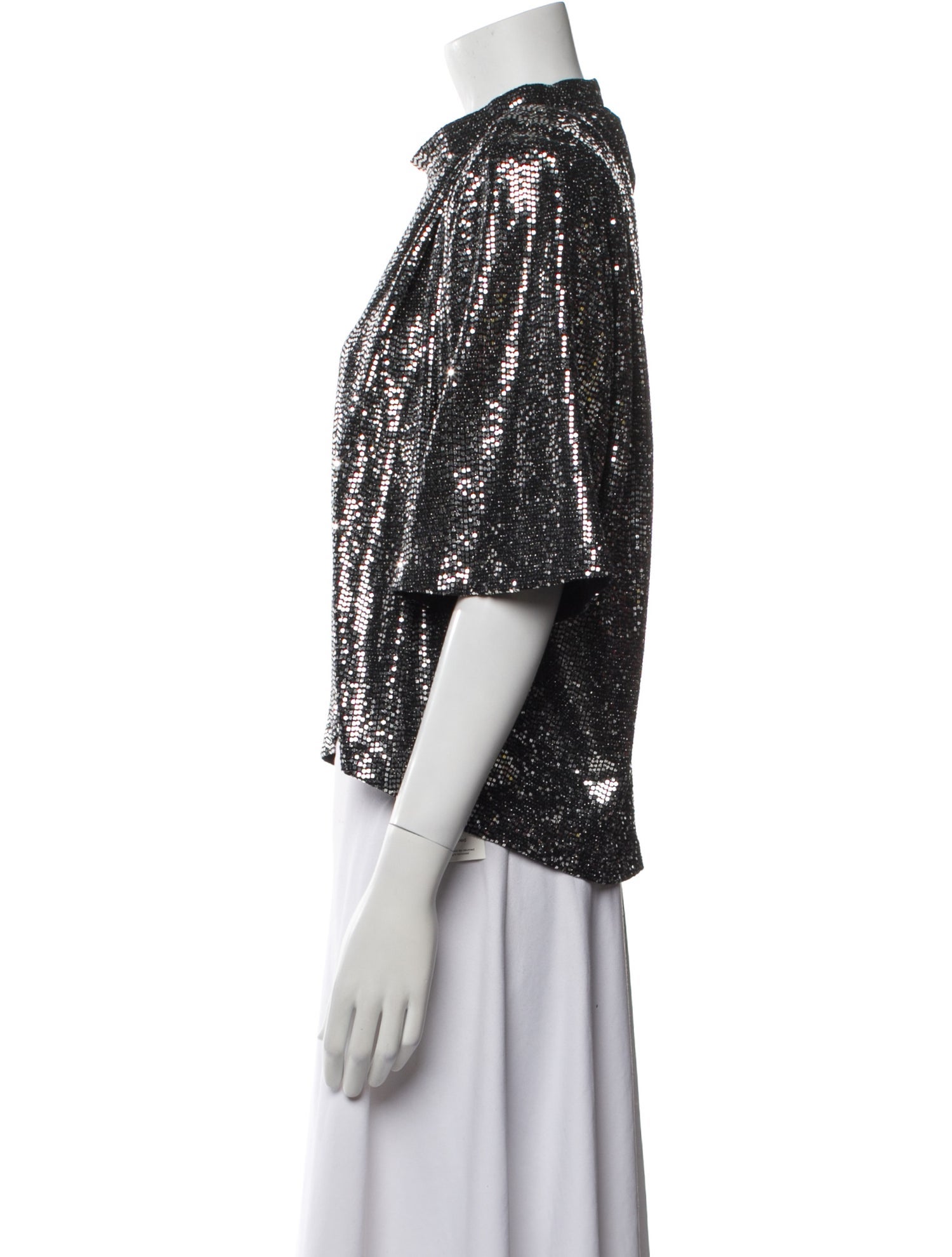 Étoile Isabel Marant Lace Pattern Crew Neck Crop Top w/ Tags