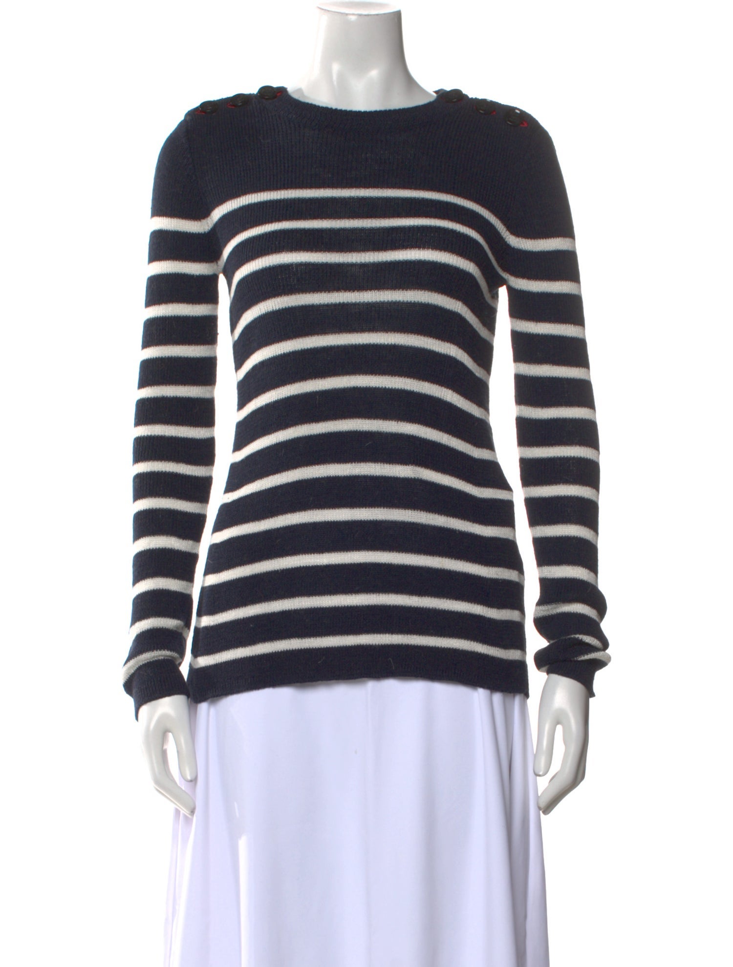 Étoile Isabel Marant Striped Crew Neck Sweater