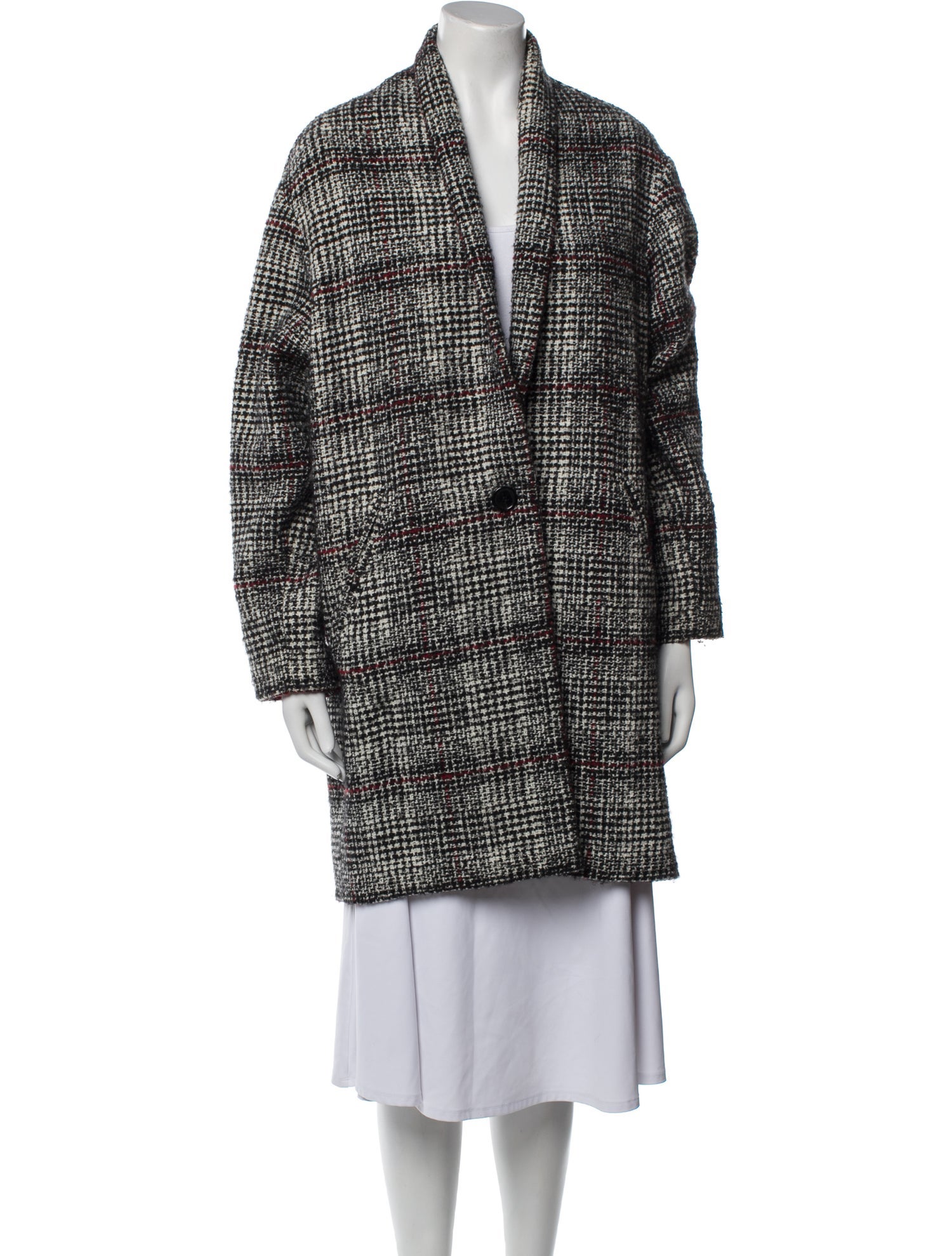 Étoile Isabel Marant Tweed Pattern Coat