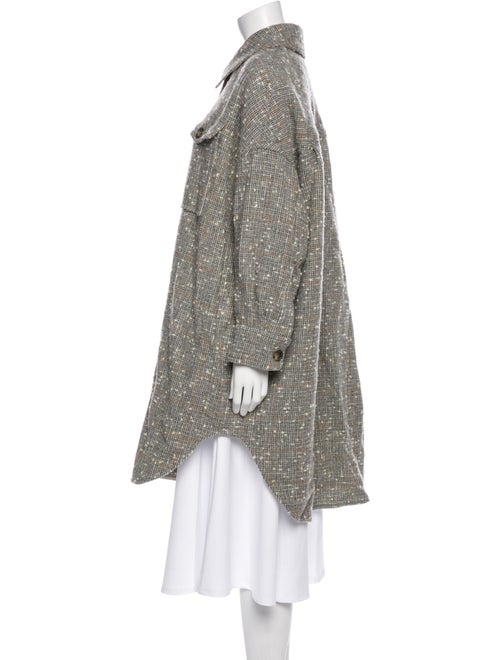 Étoile Isabel Marant Silk Tweed Pattern Coat