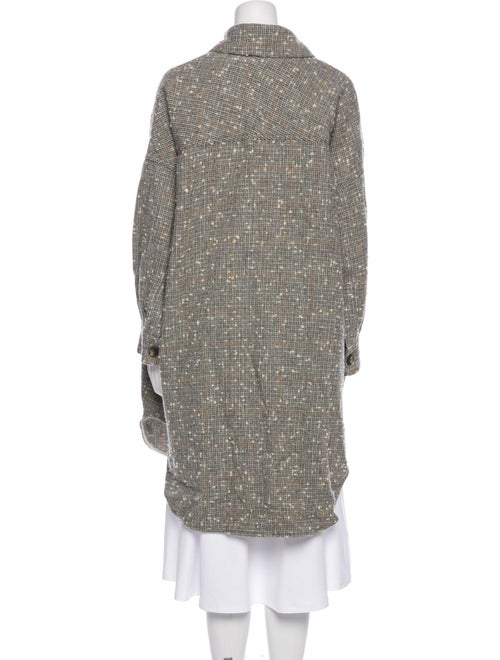 Étoile Isabel Marant Silk Tweed Pattern Coat