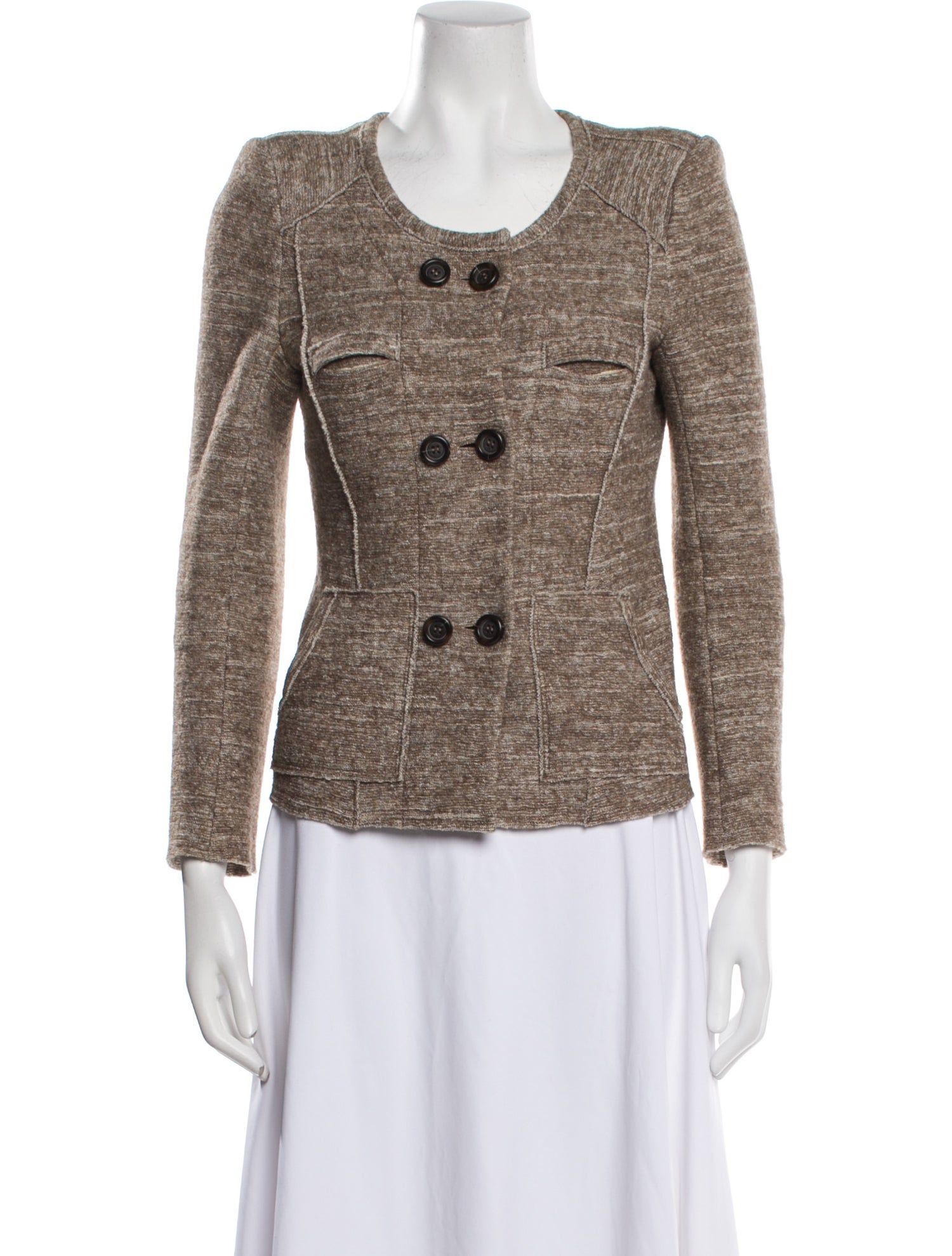 Étoile Isabel Marant Tweed Pattern Evening Jacket