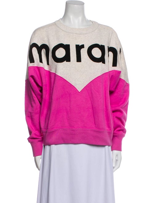 Étoile Isabel Marant Graphic Print Scoop Neck Sweater