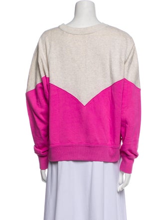 Étoile Isabel Marant Graphic Print Scoop Neck Sweater