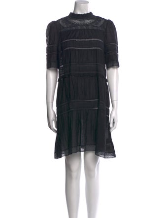 Étoile Isabel Marant Mock Neck Mini Dress