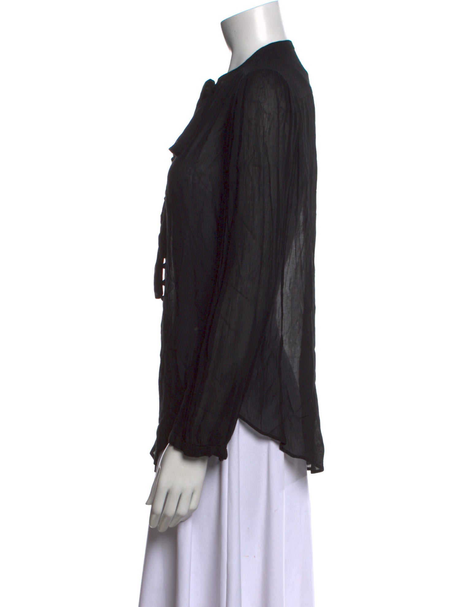 Étoile Isabel Marant Mock Neck Long Sleeve Blouse