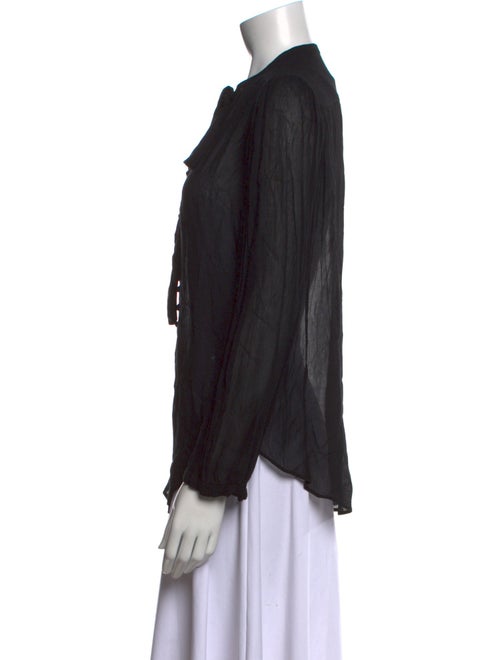 Étoile Isabel Marant Mock Neck Long Sleeve Blouse