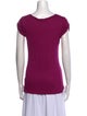Étoile Isabel Marant Linen Scoop Neck T-Shirt