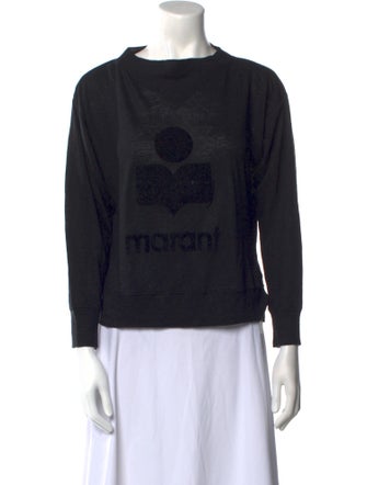 Étoile Isabel Marant Linen Graphic Print Sweater