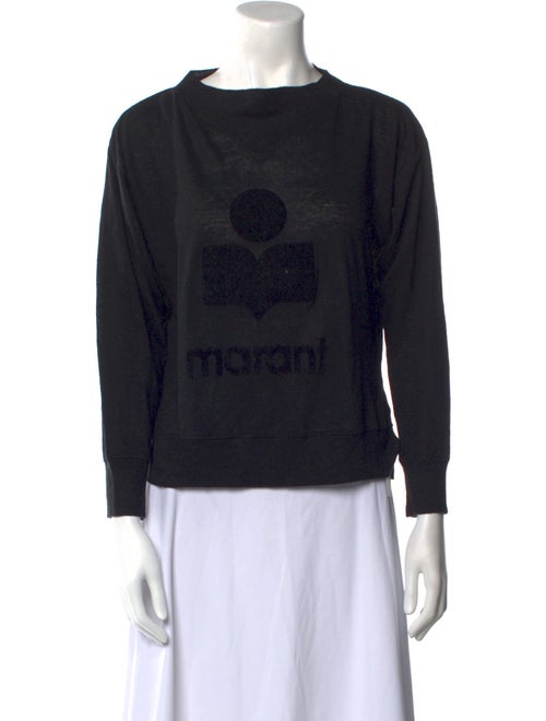 Étoile Isabel Marant Linen Graphic Print Sweater