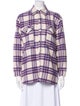 Étoile Isabel Marant Virgin Wool Plaid Print Jacket