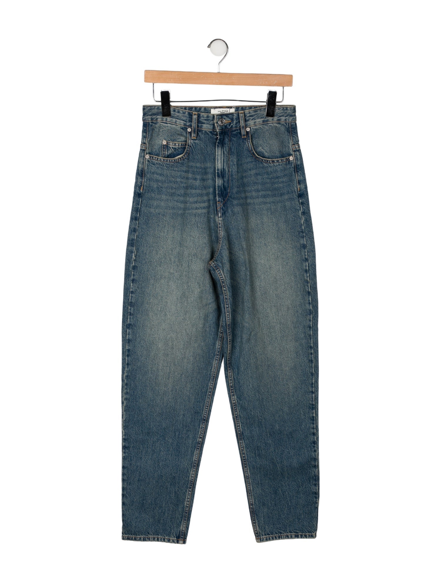 Étoile Isabel Marant High-Rise Straight Leg Jeans