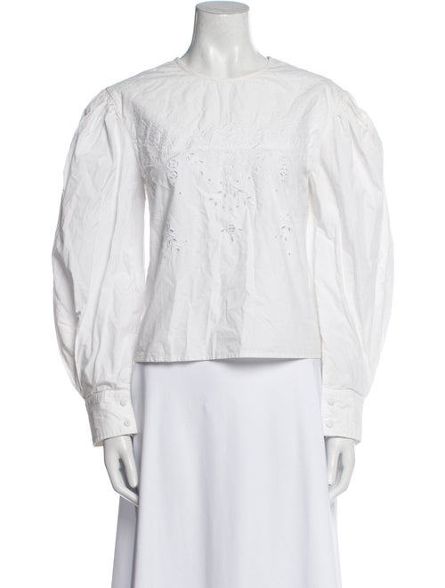 Étoile Isabel Marant Mock Neck Long Sleeve Blouse