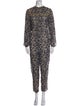 Étoile Isabel Marant Floral Print Crew Neck Jumpsuit