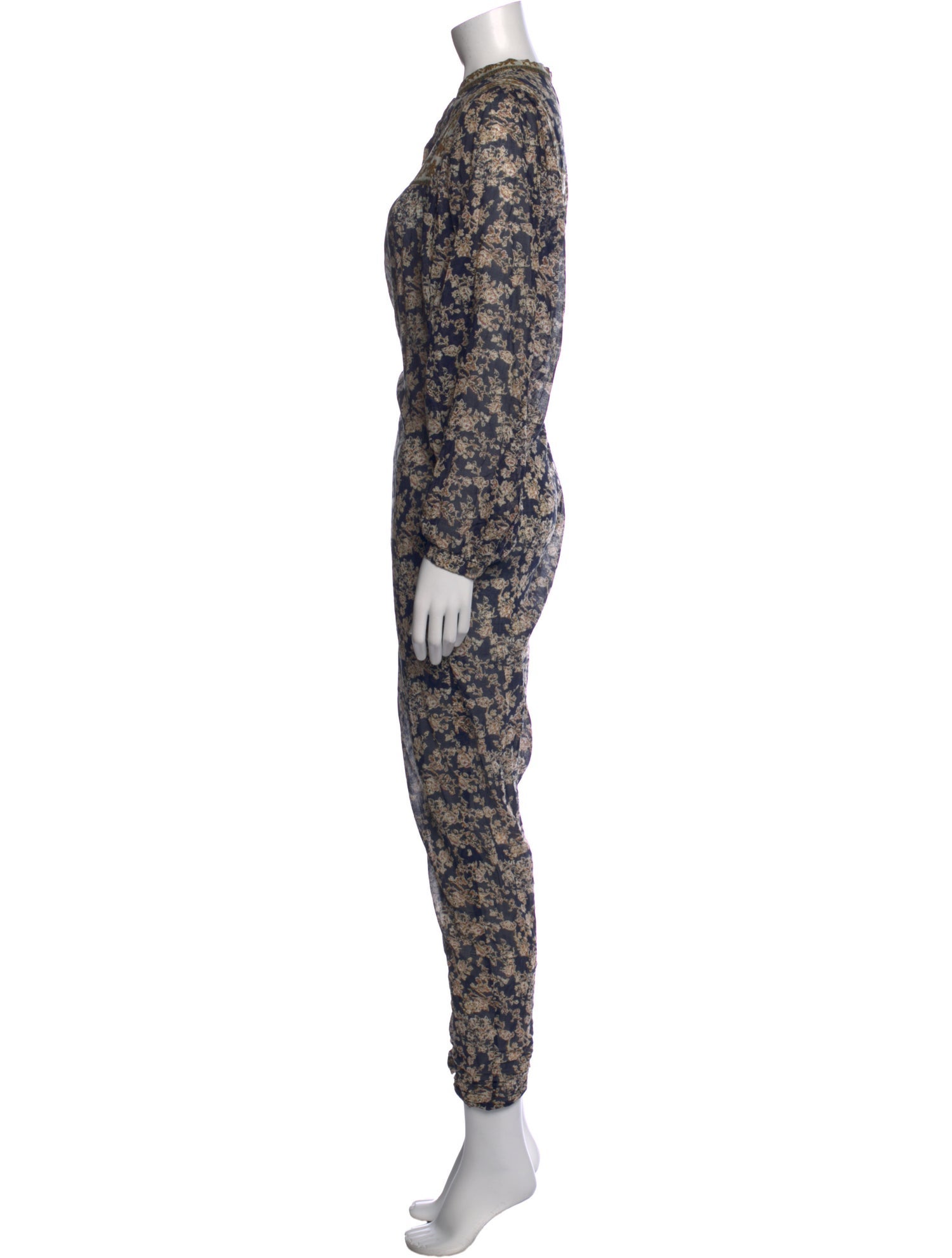 Étoile Isabel Marant Floral Print Crew Neck Jumpsuit
