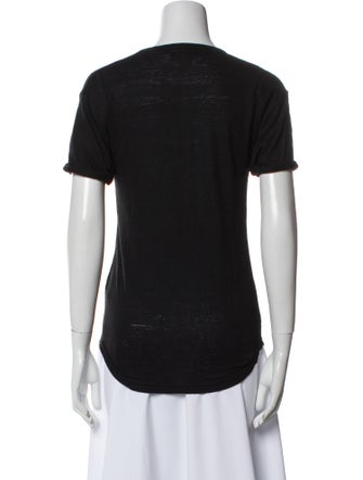 Étoile Isabel Marant Linen Graphic Print T-Shirt