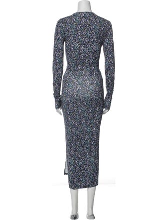 Étoile Isabel Marant Printed Midi Length Dress